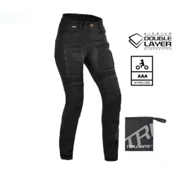   TRILOBITE LADY PARADO DOUBLELAYER AAA MOTOROS FARMERNADRÁG SLIM FIT,FEKETE