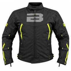 BEAST  BST-1001 Black/Fluo motoros kabát
