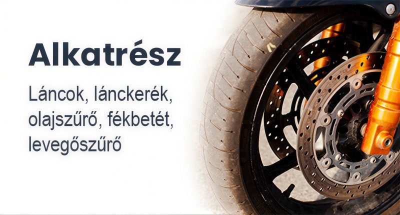 Motorkerékpár alkatrészek