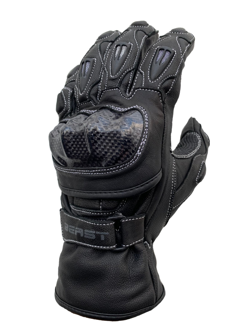 BEAST BST-3062 fekete motoros kesztyű